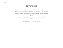 Tablet Screenshot of javirroyo.com